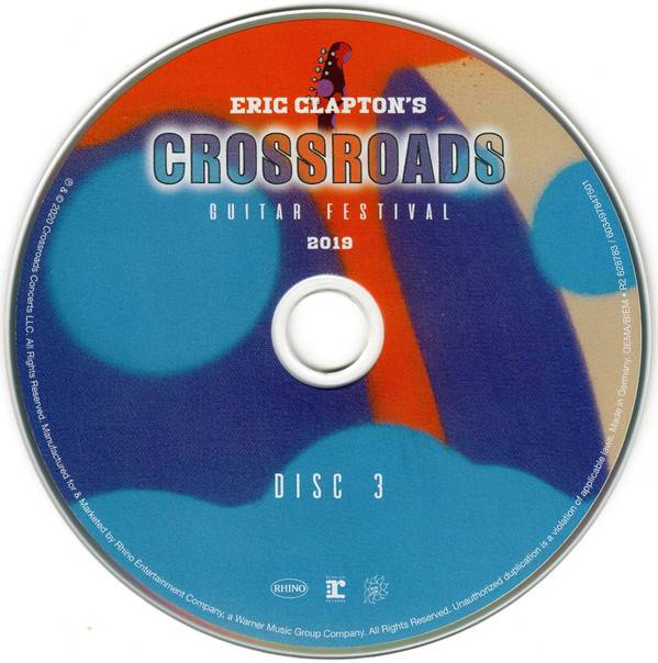 Eric Clapton Crossroads Guitar Festival 2019 : CD3